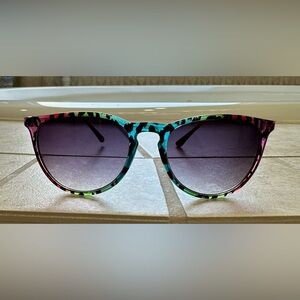 Colorful Cheetah Sunglasses